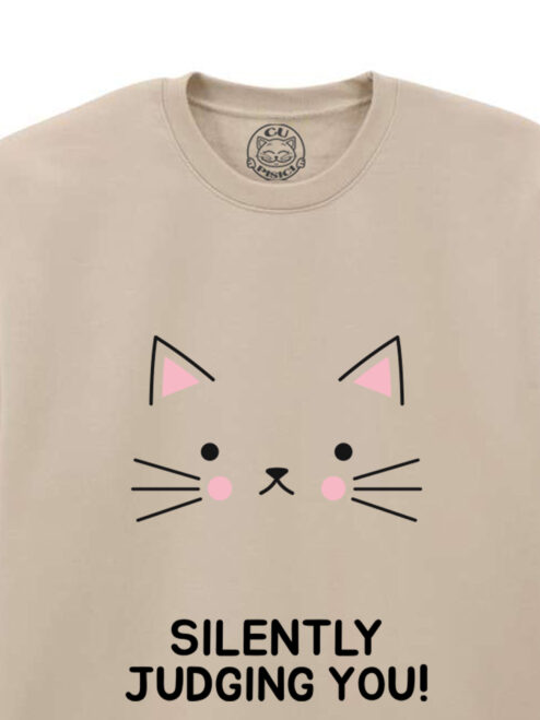 Bluza printata-Silently Judging You, Femei, Unisex