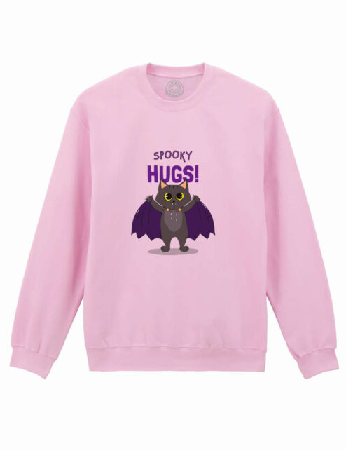 Bluza printata-Spooky Hugs, Unisex
