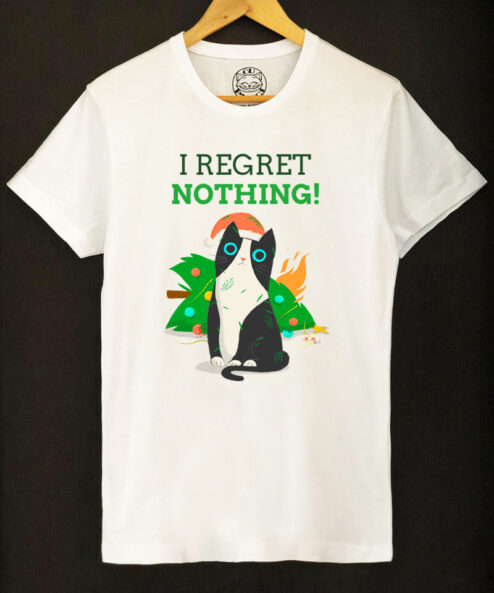 Tricou bumbac organic-I Regret Nothing, Barbati