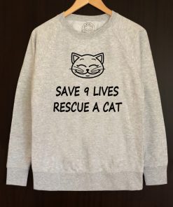 Bluza printata-Adopta o Pisica, Barbati