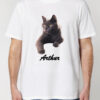 Tricou personalizat, printat cu Portretul Pisicii Tale, Barbati