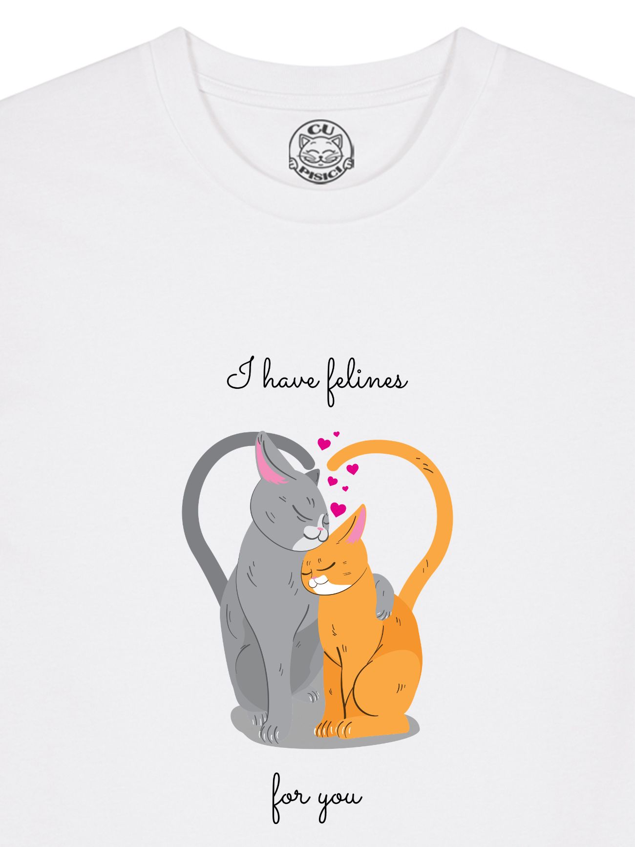Tricou din bumbac organic Premium-I have feline for You, Barbati