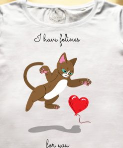 Tricou bumbac organic-I have felines for you