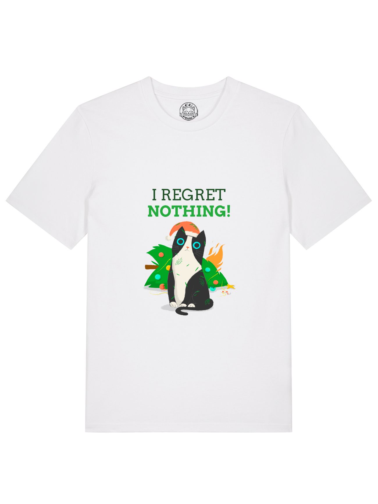 Tricou din bumbac organic Premium-I Regret Nothing, Barbati