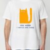 Tricou din bumbac organic Premium-Judgemental Cat, Barbati