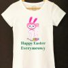 Tricou bumbac organic-Happy Easter Everymeowy, Femei