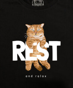 Tricou bumbac organic-Rest and Relax