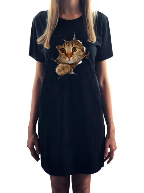 Rochie bumbac organic-Curious Cat