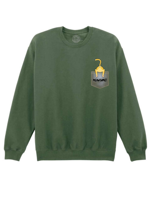 Bluza printata-Meowsome, Unisex