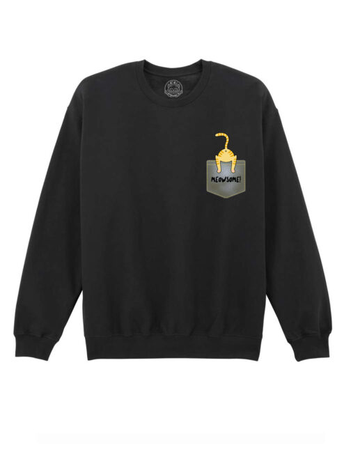 Bluza printata-Meowsome, Unisex