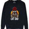 Bluza printata-Proud Cat Dad, Barbati