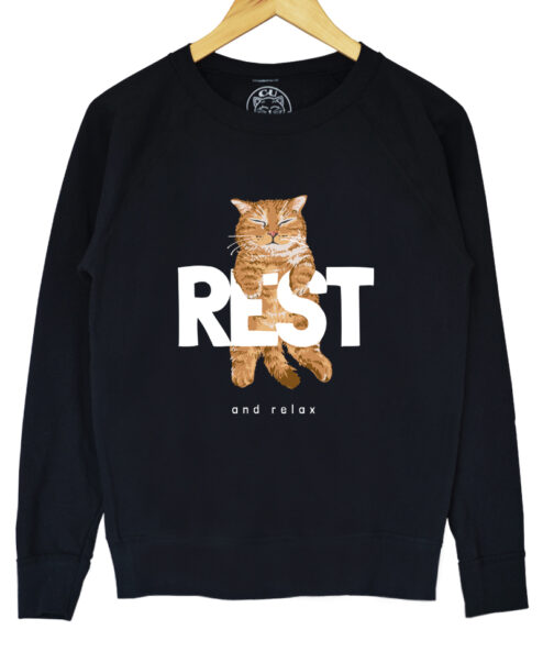 Bluza printata-Rest and Relax, Femei