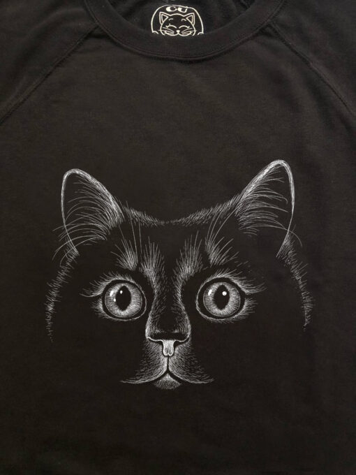 Bluza printata-Black Cat, Femei