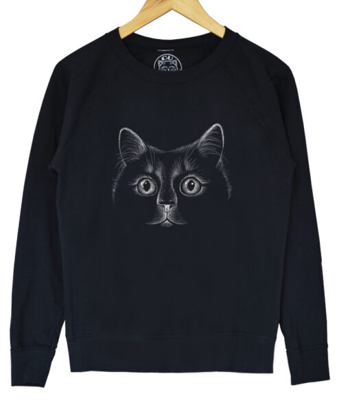 Bluza printata-Black Cat, Femei