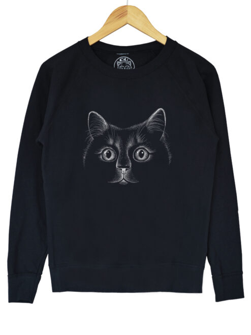 Bluza printata-Black Cat, Femei