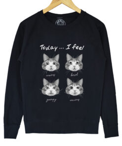 Bluza printata-Cat Mood, Femei