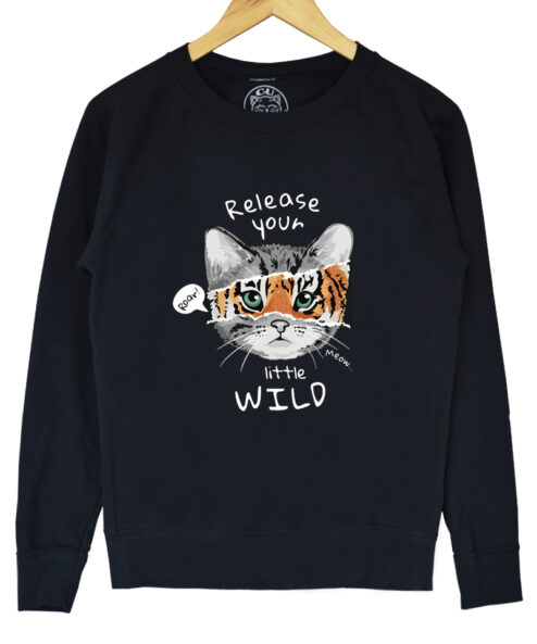 Bluza printata-Wild Cat, Femei