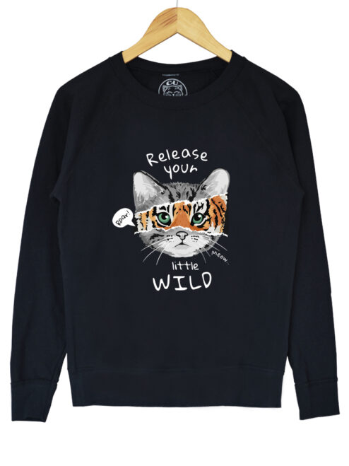 Bluza printata-Wild Cat, Femei