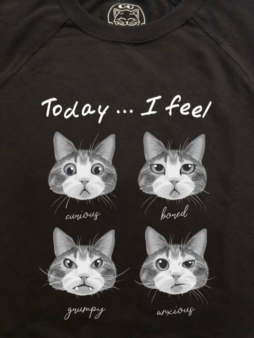 Bluza printata-Cat Mood