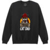 Bluza printata-Proud Cat Dad, Unisex