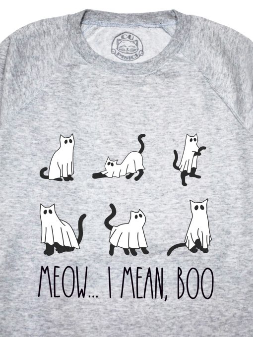 Bluza printata-Meow... I Mean Boo