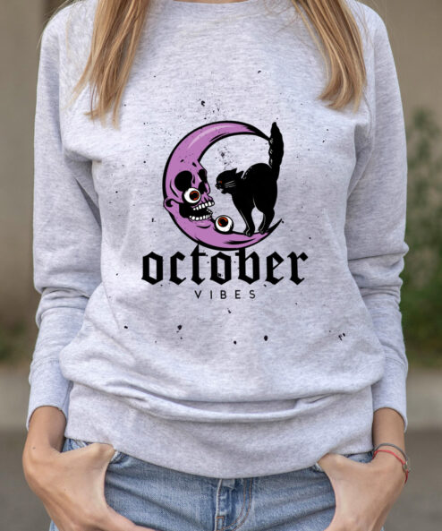 Bluza printata-October Vibes, Femei