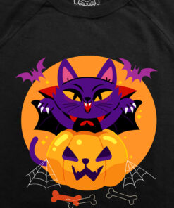 Bluza printata-Halloween Cat
