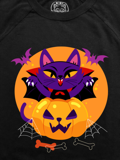 Bluza printata-Halloween Cat