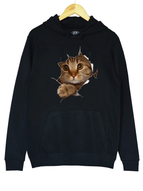 Hanorac printHanorac printat-Curious Cat, Unisexat-Curious Cat, Unisex