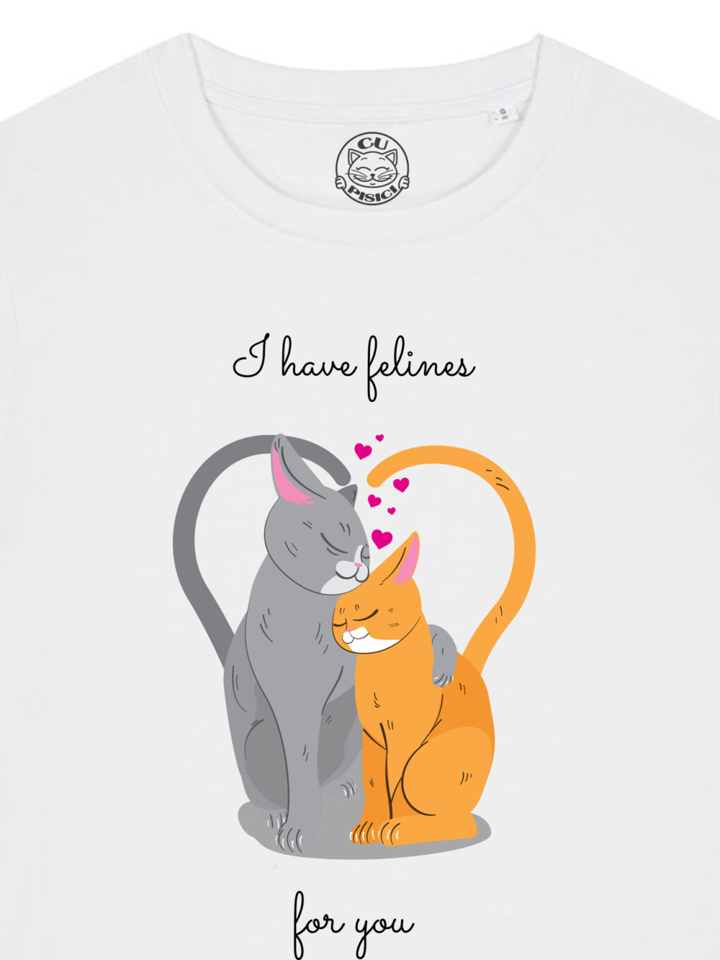 Tricou bumbac organic-I have felines for you, Femei