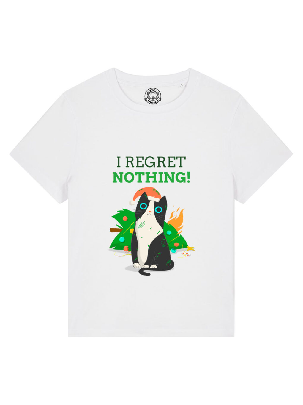 Tricou bumbac organic-I Regret Nothing, Femei