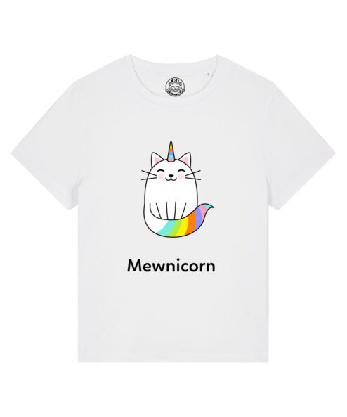 Tricou bumbac organic-Mewnicorn, Femei