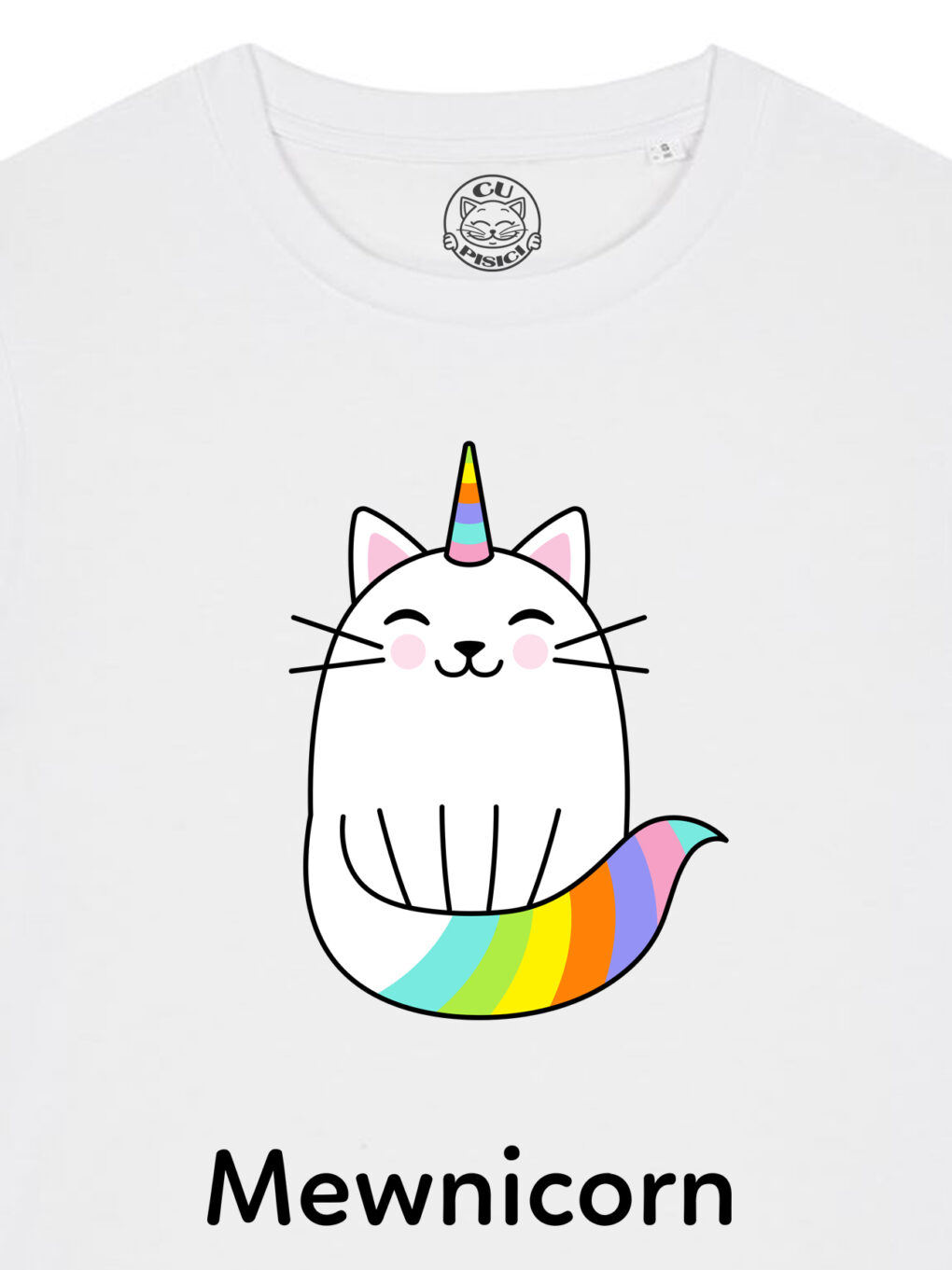 Tricou bumbac organic-Mewnicorn, Femei