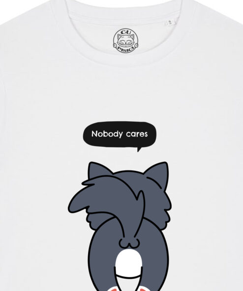 Tricou bumbac organic-Nobody Cares, Femei