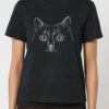 Tricou bumbac organic-Black Cat, Femei