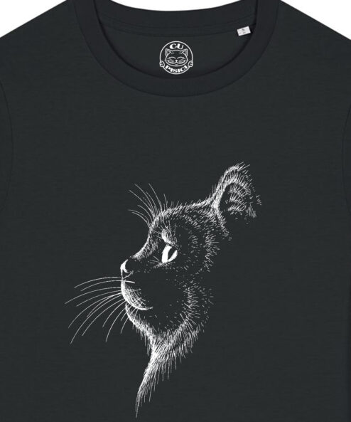 Tricou bumbac organic-Dreaming Cat, Femei