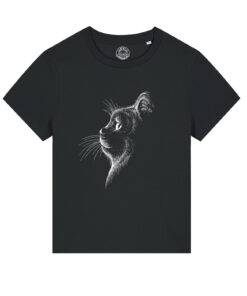 Tricou bumbac organic-Dreaming Cat, Femei