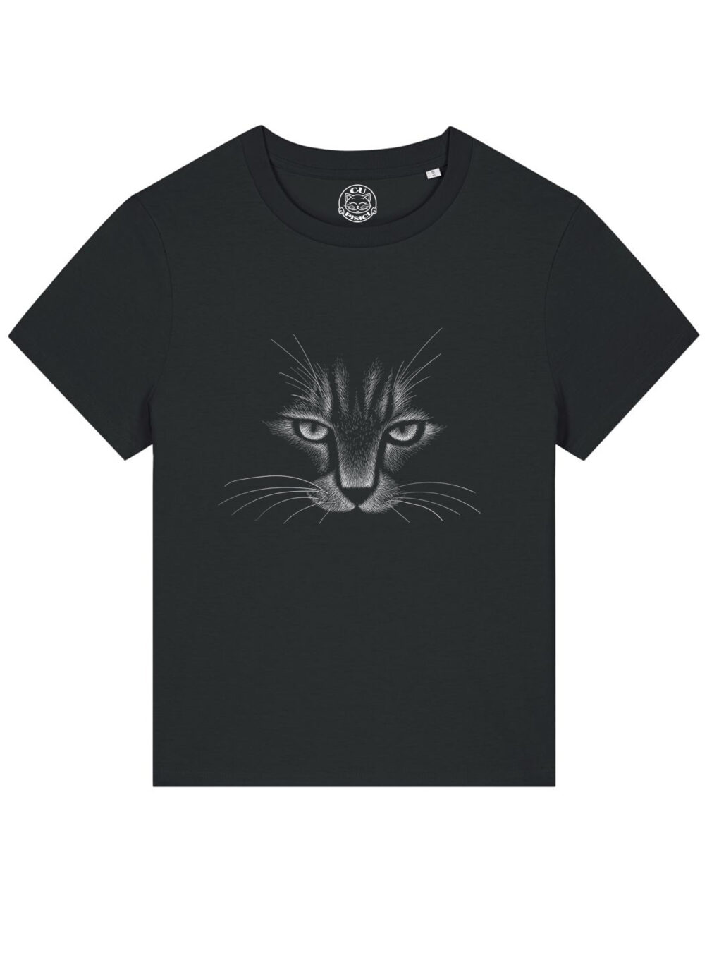 Tricou bumbac organic-Powerful Cat, Femei