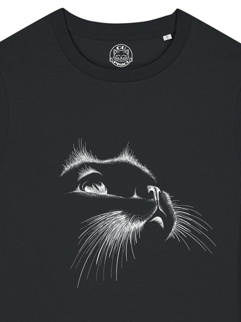 Tricou bumbac organic-Wondering Cat, Femei