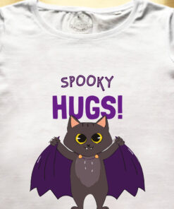 Tricou bumbac organic-Spooky Hugs