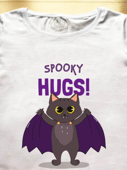 Tricou bumbac organic-Spooky Hugs