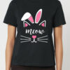 Tricou bumbac organic-Meow Bunny, Femei