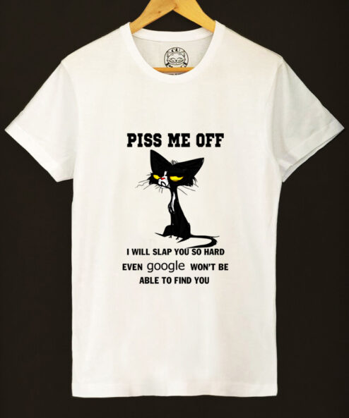 Tricou bumbac organic-Piss Me Off, Barbati