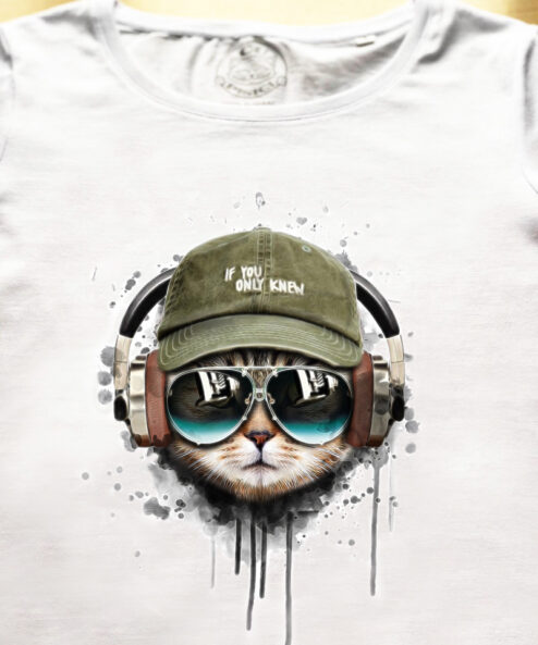 Tricou bumbac organic-Cool Cat