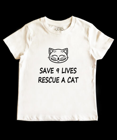 Tricou bumbac-Adopta o Pisica, Copii