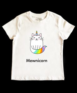 Tricou bumbac-Mewnicorn, Copii