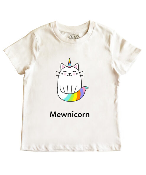 Tricou bumbac-Mewnicorn, Copii