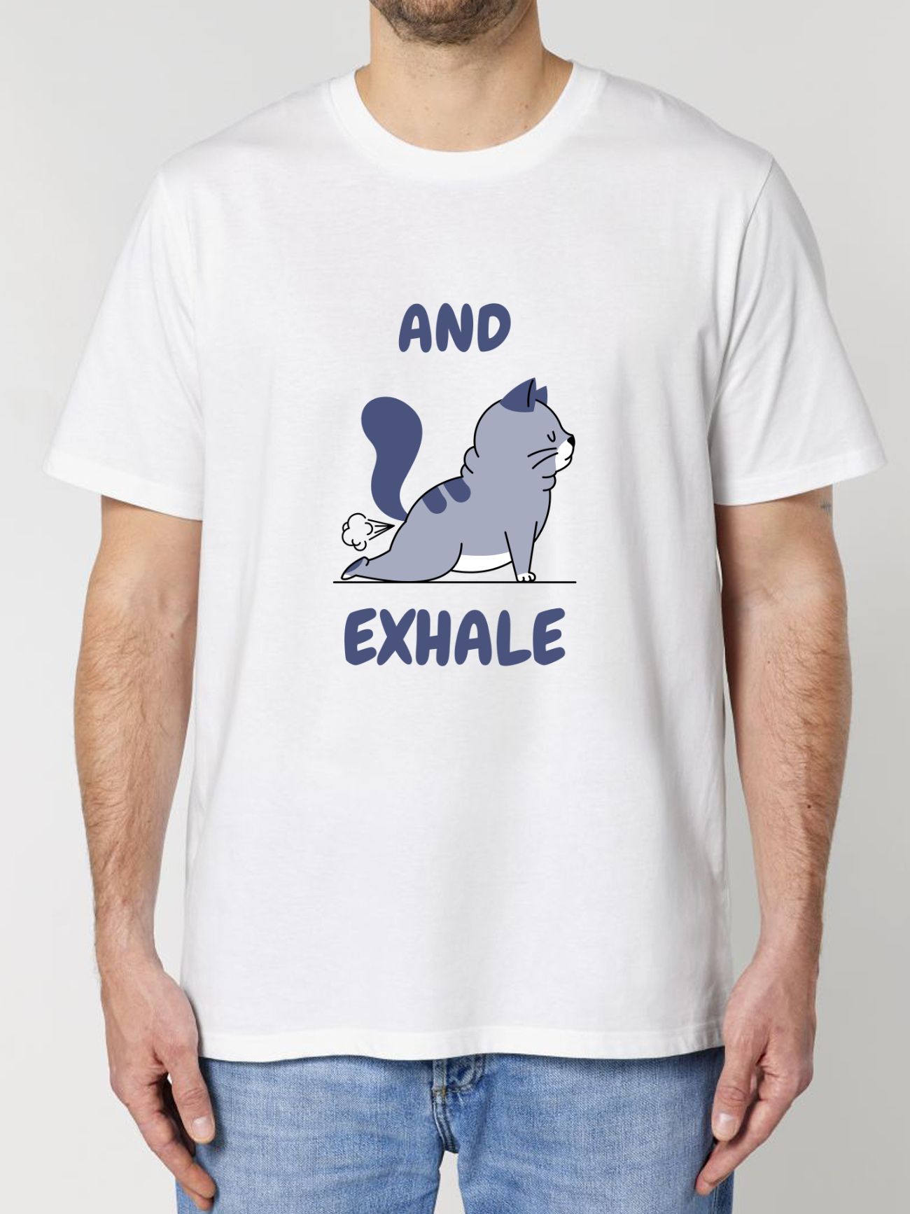 Tricou din bumbac organic Premium-And Exhale, Barbati