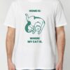 Tricou din bumbac organic Premium-Home is where My Cat is, Barbati