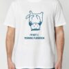 Tricou din bumbac organic Premium-I'm not a Morning PURRRSON, Barbati